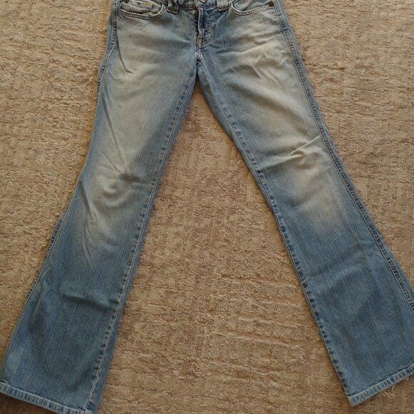 VINTAGE Guess jeans low-rise flared size 27 - Picture 11 of 13